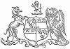 Фамильный герб Сэра Генри, четвёртого баронета Сент--Джона Милдмей (1787 -- 1848) (The Illustrated London News №299 от 22/01/1848 г.)