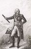 Жан-Батист Журдан (1762-1833), маршал Франции с 1804 года. Galerie des Marechaux de France par Ch. Gavard, Париж, 1839 год. 