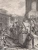 Смерть Мелия. Лист из "Краткой истории Рима" (Abrege De L'Histoire Romaine), Париж, 1760-1765 годы