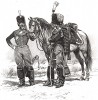 Униформа французских конных егерей в 1859 году (из Types et uniformes. L'armée françáise par Éduard Detaille. Париж. 1889 год)