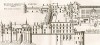 Вид на королевский замок Амбуаз со стороны леса. Androuet du Cerceau. Les plus excellents bâtiments de France. Париж, 1579. Репринт 1870 г.