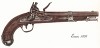 Однозарядный пистолет США Evans 1826 г. Лист 12 из "A Pictorial History of U.S. Single Shot Martial Pistols", Нью-Йорк, 1957 год