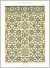 Копия «Изразцы в Каср Родуан. XVI век. La Décoration Arabe. Extraits du grand ouvrage L'Art Arabe de Prisse d'Avesnes, л.23. Париж, 1885»