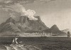 Кейптаун и Столовая гора. A New Geographical Dictionary. Лондон, 1820