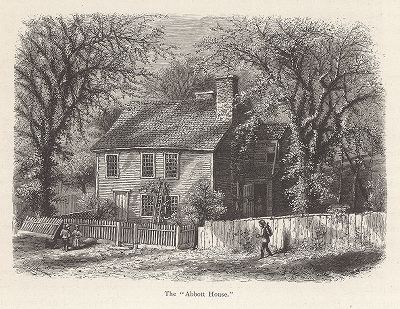 Молельный дом в Провиденсе, штат Род-Айленд. Лист из издания "Picturesque America", т.I, Нью-Йорк, 1872.