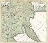 Часть Якутского уезда и большая часть Камчатки. Atlas Russicus mappa una generali ... Petropolitanae, Санкт-Петербург, 1745.  