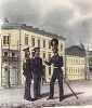Офицер отчитывает нижние чины прусской конной гвардии в 1831 году (из популярной в нацистской Германии работы Мартина Лезиуса Das Ehrenkleid des Soldaten... Берлин. 1936 год)