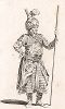 Внешний вид персидского аристократа в 1568 году.  A Collection of the Dresses of Different Nations, Anсient and Modern, л.82. Лондон, 1757-1772. 