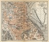 Киев (карта-план из популярного немецкого путеводителя K. Baedeker. Russland. Handbuch fur Reisende. Лейпциг, 1897)