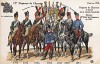 1795-1911 гг. Мундиры и знамена 7-го полка конных егерей французской армии, сформированного в 1793 г. и сражавшегося при Аустерлице, Йене, Мадженте и Сольферино. Коллекция Роберта фон Арнольди. Германия, 1911-29