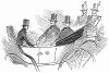 Император Всероссийский Николай I, король Саксонии Фридрих Август II принц--консорт Великобритании Альберт, наблюдающие за скачками, проводившимися в 1844 году на английском ипподроме Аскот (The Illustrated London News №110 от 08/06/1844 г.)