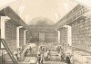 Ларинская зала в Императорской публичной библиотеке, по вторникам, в день, назначенный для обозрения библиотеки (Русский художественный листок. № 4 за 1852 год)