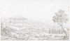 Вид с моря на дворец Паллавичино, построенный в 1537 году архитектором Галеаццо Алесси. Les plus beaux édifices de la ville de Gênes et de ses environs, л.6. Париж, 1845