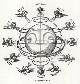 Альбрехт Дюрер. Небесный глобус (иилюстрация к латинскому переводу Птолемея, осуществлённому Пиркгеймером)