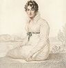 Редчайший портрет Джорджины Квентин  работы Уильяма Блейка, 1820 год. 