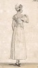 Кружевная косынка фишю, юбка и корсет. Из первого французского журнала мод эпохи ампир Journal des dames et des modes, Париж, 1813. Модель № 1337