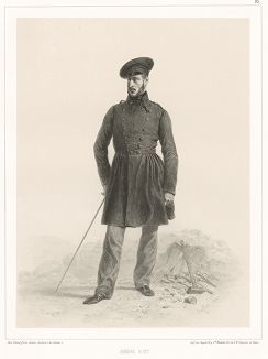 Французский геолог Амедей Гюо (из Voyage dans la Russie Méridionale et la Crimée... Париж. 1848 год (лист 93))