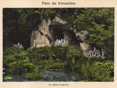 Парк Версальского дворца. Пруд Аполлона. Из альбома фотогравюр Versailles et Trianons. Париж, 1910-е гг.