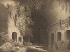 Вид на фонтан Эгерия близ Рима. Великолепная работа известного английского гравёра Фрэнсиса Джукса по картине художника-пейзажиста Роберта Фрибэрна. 