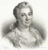 Хедвига Шарлотта Норденфлихт (28 ноября 1718 - 29 июня 1763), первая шведская женщина-писатель, поэт, феминистка, хозяйка светского и литературного салона. Galleri af Utmarkta Svenska larde Mitterhetsidkare orh Konstnarer. Стокгольм, 1842