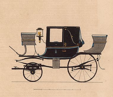 Двухместная карета с дополнительным сидением по венской моде 1832 года. 