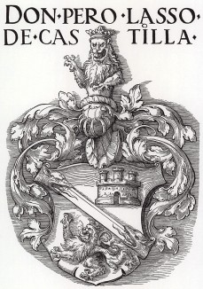 Герб дона Педро Лассо де Кастилия, гравированный Дюрером в 1520 году