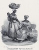 Негритянки из Рио-де-Жанейро (лист 21 второго тома работы профессора Шинца Naturgeschichte und Abbildungen der Menschen und Säugethiere..., вышедшей в Цюрихе в 1840 году)