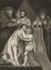 Иллюстрация к исторической пьесе Шекспира "Ричард III", акт III, сцена I: Встреча двух юных принцев: Эдуарда, принца Уэльского и его брата, Ричарда, герцога Йоркского. Graphic Illustrations of the Dramatic works of Shakspeare, Лондон, 1803.