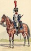 1809 г. Солдат французской кавалерийской школы Сен-Жермен. Коллекция Роберта фон Арнольди. Германия, 1911-29