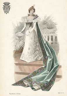 Французская мода из журнала La Mode de Style, выпуск № 21, 1896 год.