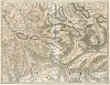 Карта Швейцарии, изображающая кантон Ааргау и южную часть кантона Цюрих. Argow cum parte merid. Zurichgow. Составил Герхард Меркатор. Издал Виллем Блау. Амстердам, 1635 