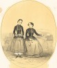 София и Изабелла Дулькен (Русский художественный листок. № 11 за 1852 год)