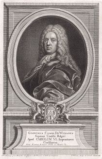 Госвин Арнольд граф де Винантс (1661--1732) - юрисконсульт и член Совета Брабанта, советник императора Карла VI. 