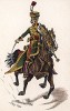 1811 г. Офицер 7-го гусарского полка Великой армии Наполеона. Коллекция Роберта фон Арнольди. Германия, 1911-29