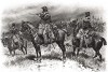 Французские конные егеря в 1835 году (из Types et uniformes. L'armée françáise par Éduard Detaille. Париж. 1889 год)