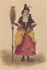 Маскарадный костюм "Ведьма". Лист из издания "Fancy Dresses Described; Or, What to Wear at Fancy Balls", Лондон, 1887 год