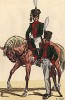 1810 г. Офицеры конной артиллерии королевства Саксония. Коллекция Роберта фон Арнольди. Германия, 1911-29