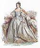Императрица Анна III Иоанновна. Лист 60 из "Modes et Costumes historiques", Париж, 1860 год