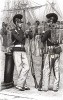 Французская морская пехота в униформе образца 1828 года (из Types et uniformes. L'armée françáise par Éduard Detaille. Париж. 1889 год)