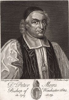 Питер Миус (1619-1706) - английский теолог и епископ Винчестера. 