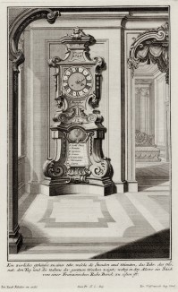 Французские часы эпохи pококо. Johann Jacob Schueblers Beylag zur Ersten Ausgab seines vorhabenden Wercks. Нюрнберг, 1730