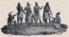 Аборигены островов Фиджи (лист 50 второго тома работы профессора Шинца Naturgeschichte und Abbildungen der Menschen und Säugethiere..., вышедшей в Цюрихе в 1840 году)