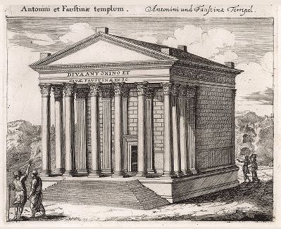 Храм Антонина и Фаустины на римском Форуме.
