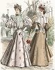 Французская мода из журнала Le Salon de la Mode, выпуск № 23, 1895 год.