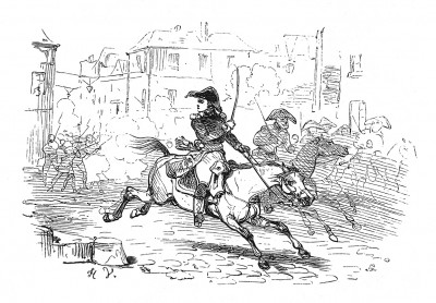Генерал Бонапарт снова на коне: он призван Конвентом подавить роялистский мятеж в Париже в октябре 1795. Histoire de l’empereur Napoléon. Париж, 1840