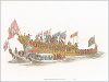 Копия «Ежегодная ноябрьская праздничная процессия с лодкой лорда-мэра лондонского Сити, выбираемого сроком на один год из числа олдерменов -- старейшин городского совета.»
