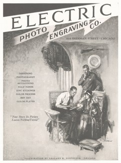 Реклама Electric photo Engraving Co. 