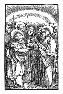 Апостолы Иисуса Христа. Иллюстрация Ганса Шауфелейна к Via Felicitatis. Издал Johann Miller, Аугсбург, 1513