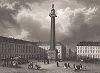 Вандомская колонна ("Колонна побед Великой армии") в Париже. Meyer's Universum..., Хильдбургхаузен, 1844 год.