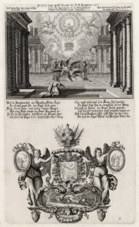 Пророк Даниил (из Biblisches Engel- und Kunstwerk -- шедевра германского барокко. Гравировал неподражаемый Иоганн Ульрих Краусс в Аугсбурге в 1694 году)